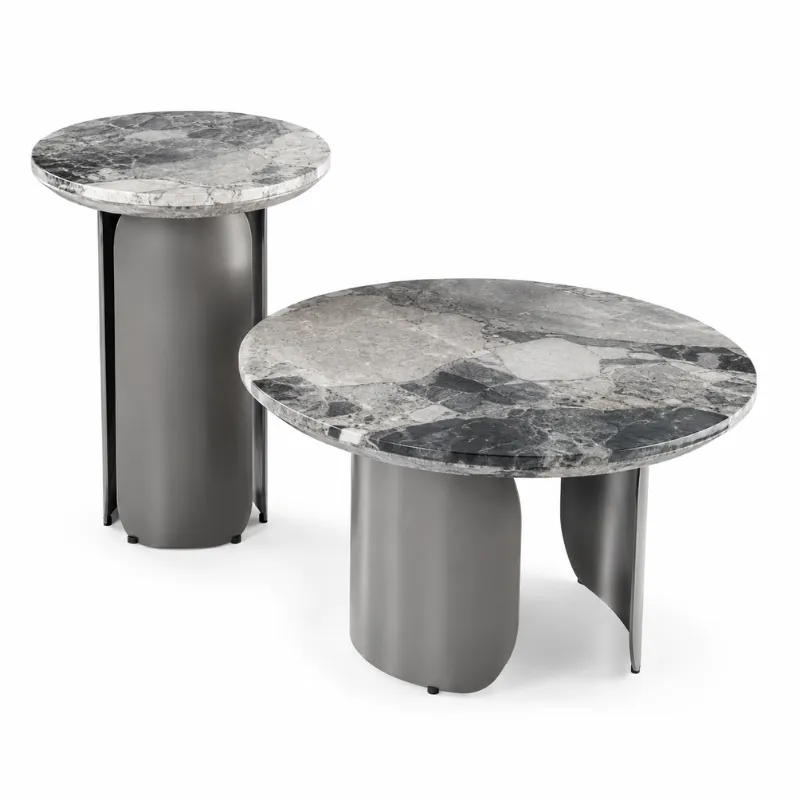 Austrian Grey Marble Coffee Table CJ797C-1