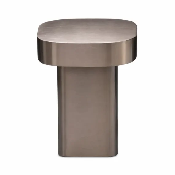 Brushed Black Champagne Gold Stainless Steel Coffee Table CJ936B-1