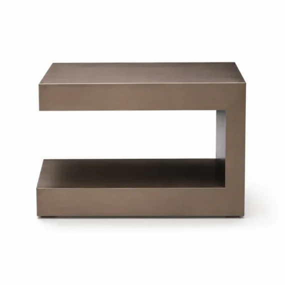 Brushed Black Champagne Gold Stainless Steel Coffee Table CJ936B