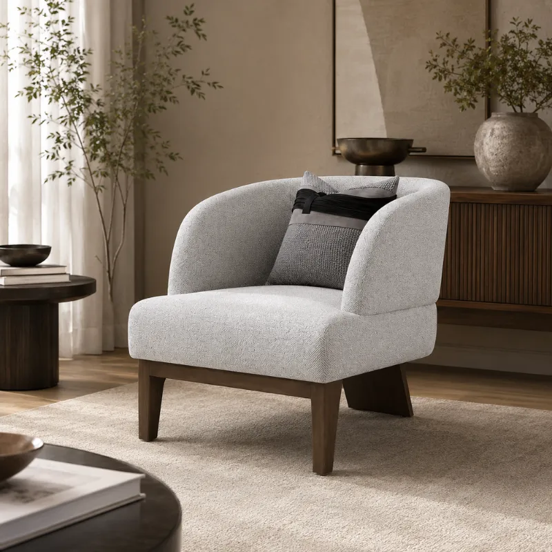 Contemporary Upholstered Lounge Accent Chair AC-73158