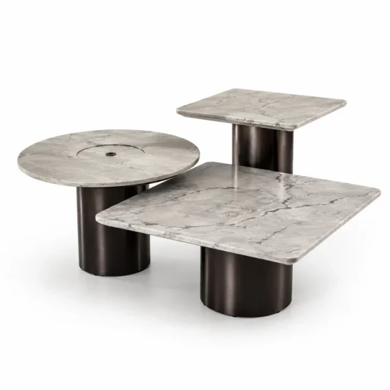 Earl White Marble Coffee Table CJ789C-1