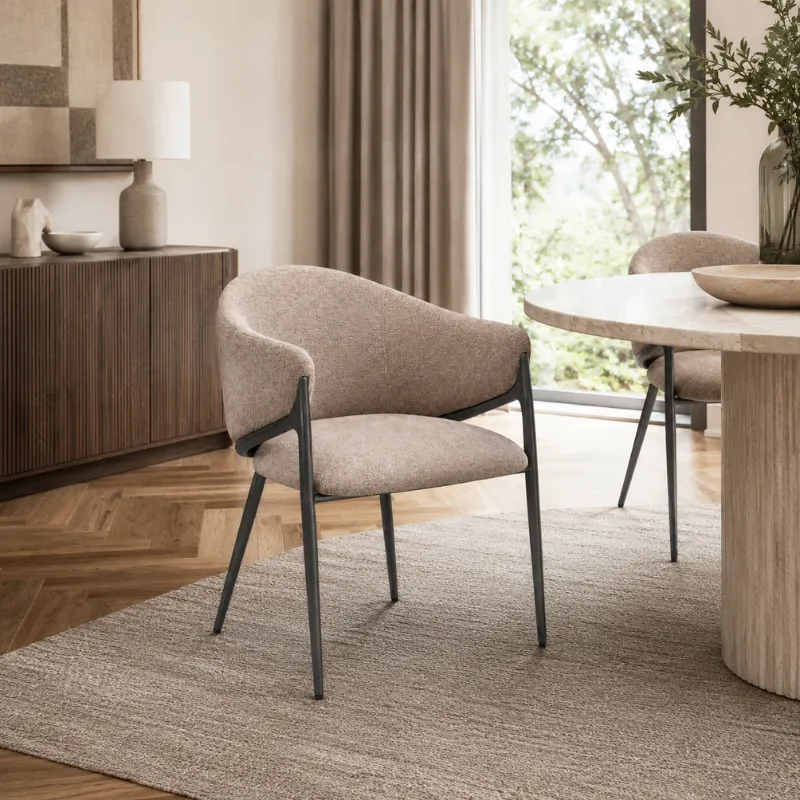 Fabric Upholstered Dining Chair CY830-1