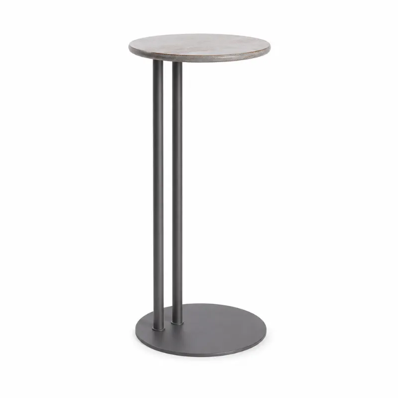 Fancy Rust Ceramic Side Table CJ1117B