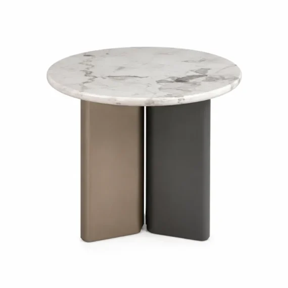 Fedi White Artificial Marble Coffee Table CJ1032B