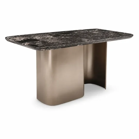Fedi White Artificial Marble Dining Table CT1006-1