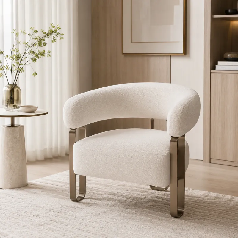 Linen Accent Chair EY896