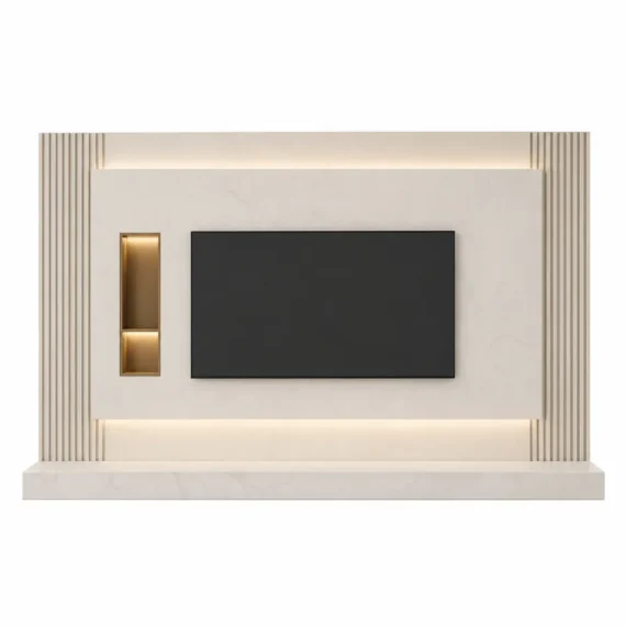 Luxury Marble TV Wall Unit TVW-52784