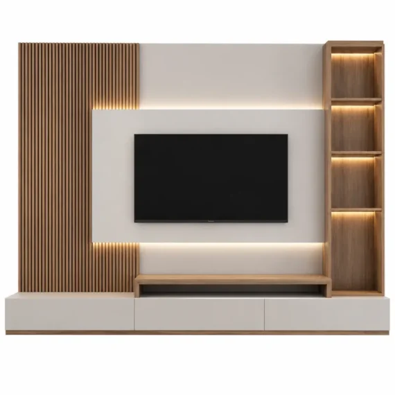 Modern Wooden Artamin Style TV Wall Unit TVW-48391