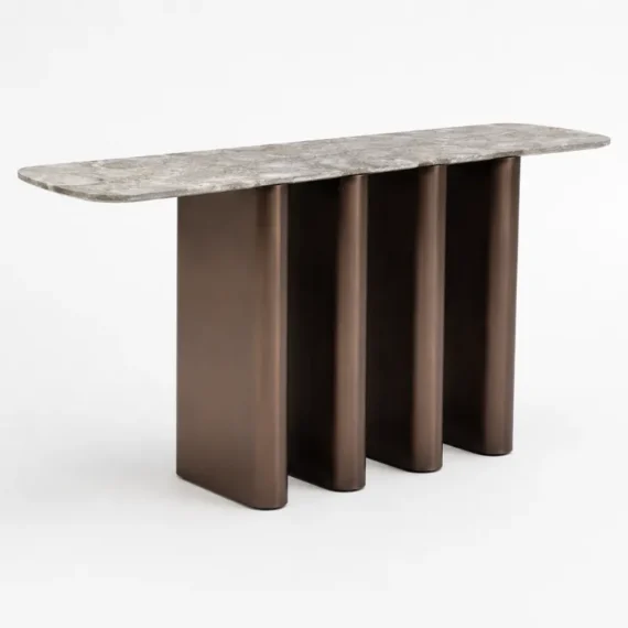 Venetian Brown Marble Console Table TG1008-1