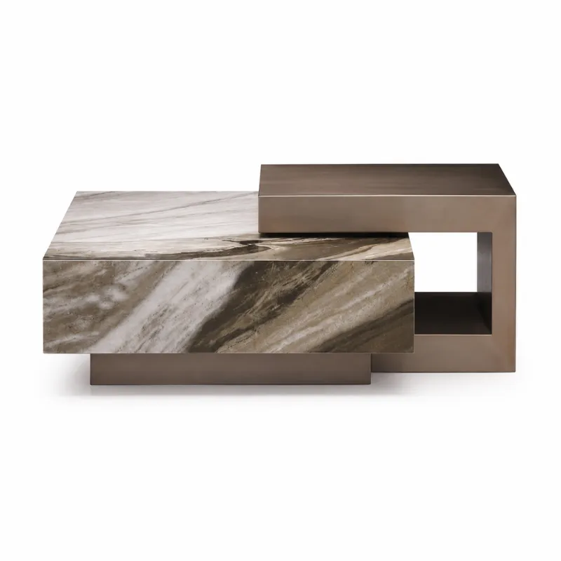 Whole White Agate Ceramic Coffee Table CJ936A