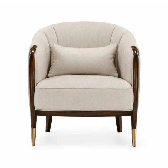 Fabric Upholstered Luxury Accent chair AC-AA-001