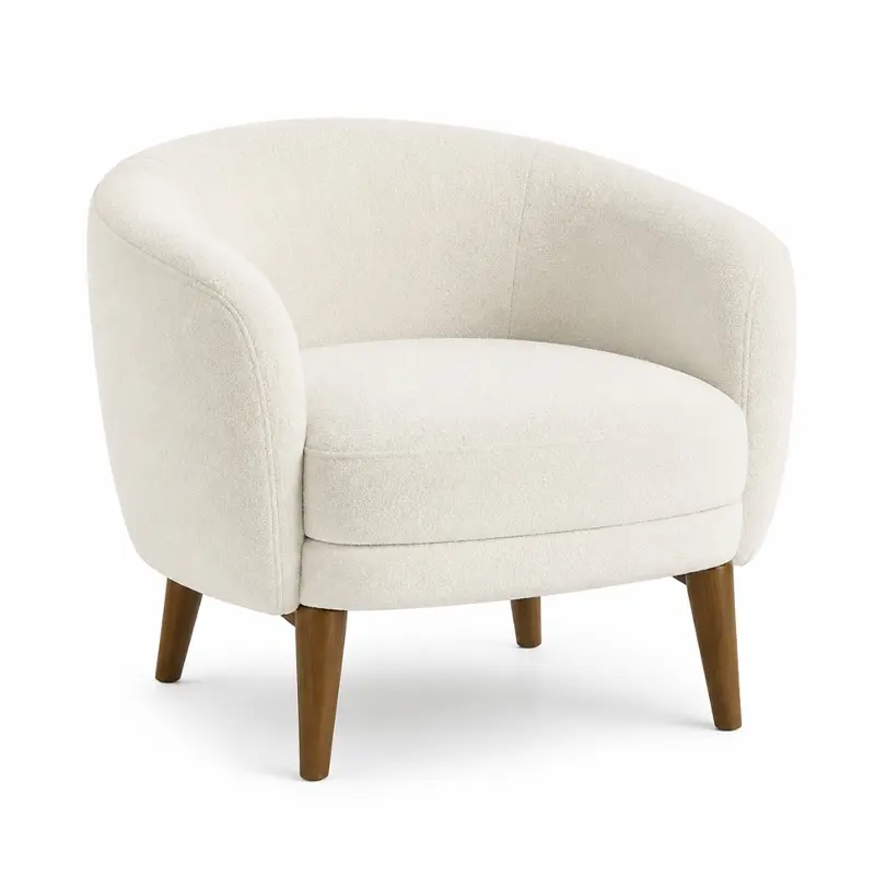 Premium Velvet Upholstered Luxury Tub Accent Chairs AC-TA-001