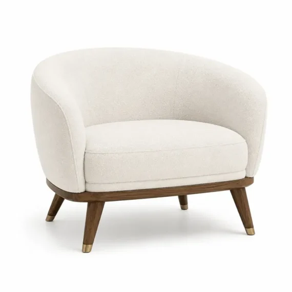 Premium Fabric Upholstered Luxury Lounge Accent Chairs AC-LA-001