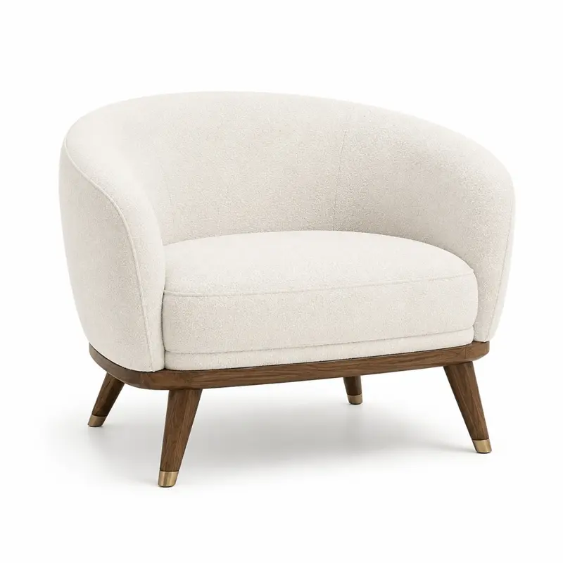 Premium Fabric Upholstered Luxury Lounge Accent Chairs AC-LA-001