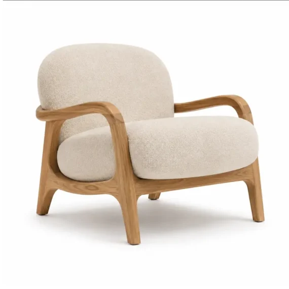 Fabric Upholstered Cozy Luxury Lounge Chair CZ-LC-001
