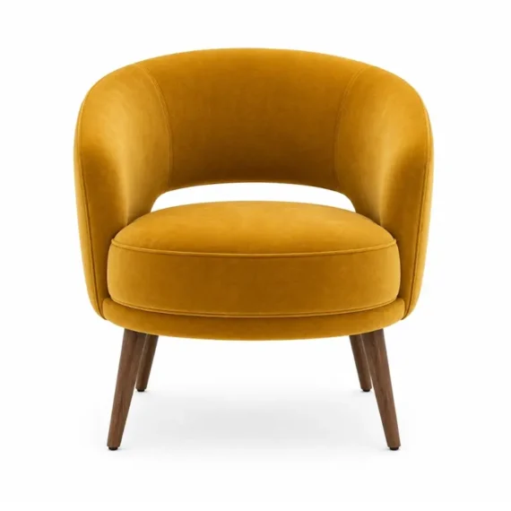 Fabric Upholstered Luxury Lounge Chair GN-LC-001