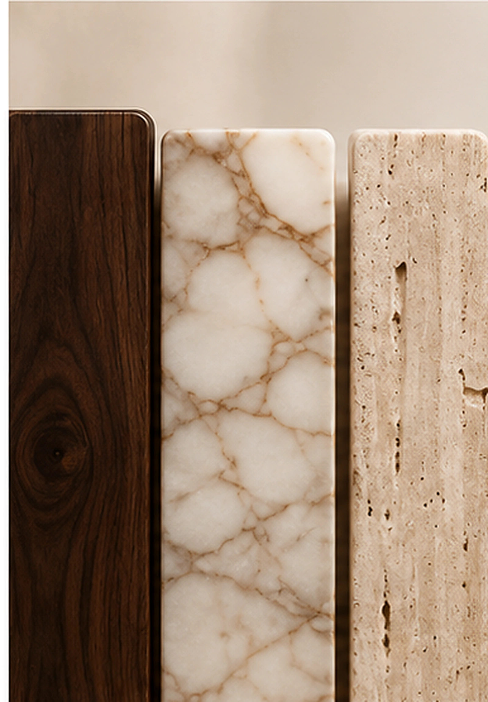 Side table material and finish options
