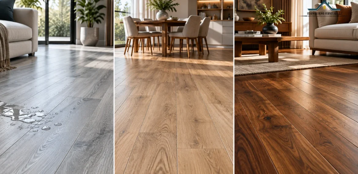 SPC vs Laminate vs Wood Flooring